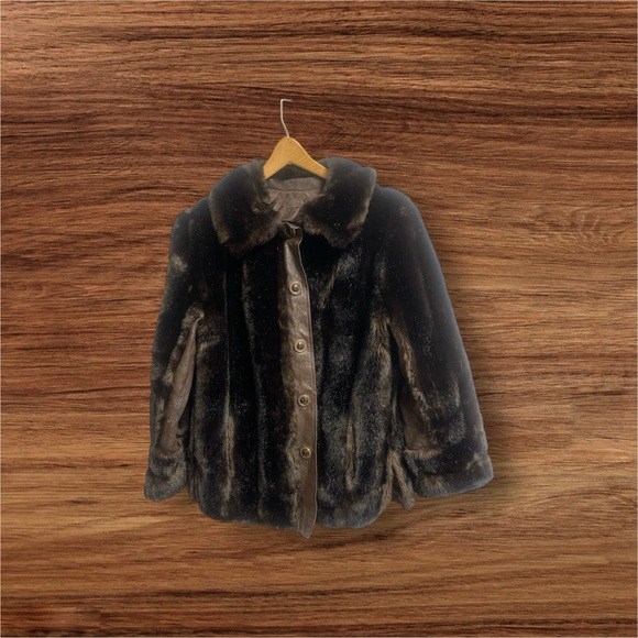 Vintage Mincara faux Fur Coat by Russel Taylor - Picture 1 of 8